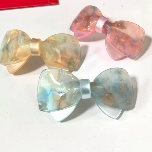 Miniatura 8 de Mistofu Pasadores de pelo de mariposa para cabello fino, pinzas de pelo medianas para niñas y mujeres, accesorios antideslizantes para el cabello