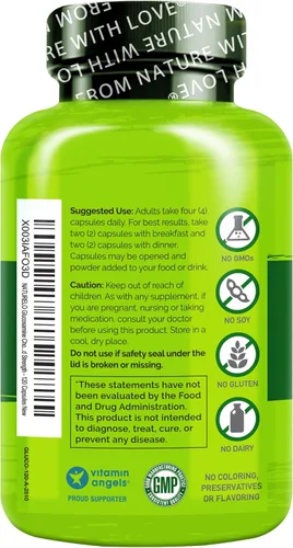 Miniatura 7 de NATURELO Glucosamina condroitina MSM con boswellia y vitamina C - Suplemento para comodidad, movilidad y fuerza de las articulaciones, 120 cápsulas