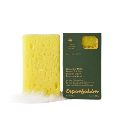 Miniatura 8 de T.Taio - Esponjabon, esponja de jabón - Limpiador de ducha limpiador - Frote de baño de limpieza - Eliminación de aceite - Masaje y espuma