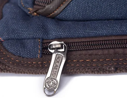 Miniatura 8 de Hebetag Bolsa de lona para piernas al aire libre para hombres y mujeres táctica militar motocicleta ciclismo multi-bolsillo cintura riñonera bolsa