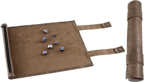 Miniatura 13 de Forged Dice Co - Bandeja de dados y alfombrilla rodante con soporte para dados con cremallera, bolsa de almacenamiento con capacidad para hasta 14