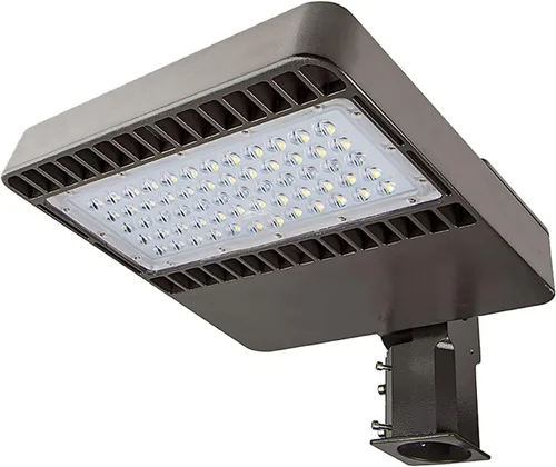 Iluminación LED para estacionamiento, 150 W, caja de zapatos, luz de 19500 lm AC100-277 V, luz de área de calle para camino, jardín y lugares al