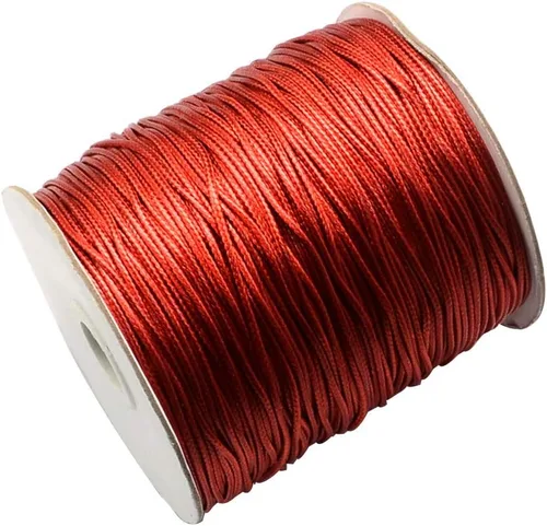 Miniatura 17 de Craftdady - Hilo encerado, Algodón, marrón (CoconutBrown), 1mm
