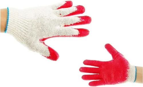 Miniatura 5 de 100 pares de guantes de látex de palmera roja de punto, hechos en Corea