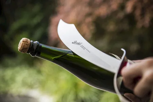 Miniatura 4 de Berkel Elegance Champagne Sabre Wenge Color/Sable para abrir vinos espumosos/Accesorio de lujo para una degustación de calidad de Champán/Sable