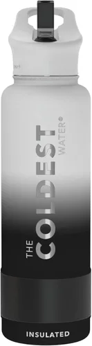 Miniatura 60 de Coldest - Botella para agua con tapa que incluye pajilla, térmica y metálica (acero inoxidable), para hombres y mujeres, color morado