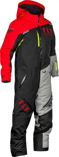 Miniatura 8 de Fly Racing Monosuit Impermeable Cobalt – Traje de Moto de Nieve con Hydraguard Pro, Durabilidad Cordura y Ventilación 2Cool Negro/Gris (Shell)