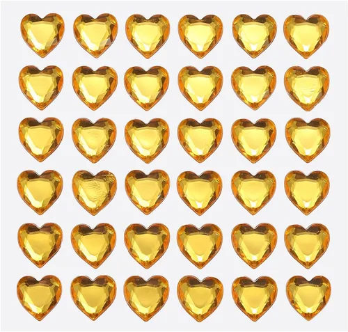 Miniatura 23 de MECCANIXITY 144 calcomanías autoadhesivas de diamantes de imitación de corazón de 0.394 pulgadas para maquillaje de San Valentín, artes y Azul