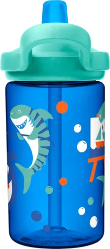 Miniatura 54 de CamelBak Eddy+ Kids Water Bottle with Bite Valve Straw, Leak‑Resistant Easy‑Sip Design for Everyday Hydration, 14oz Kids Animales de la selva