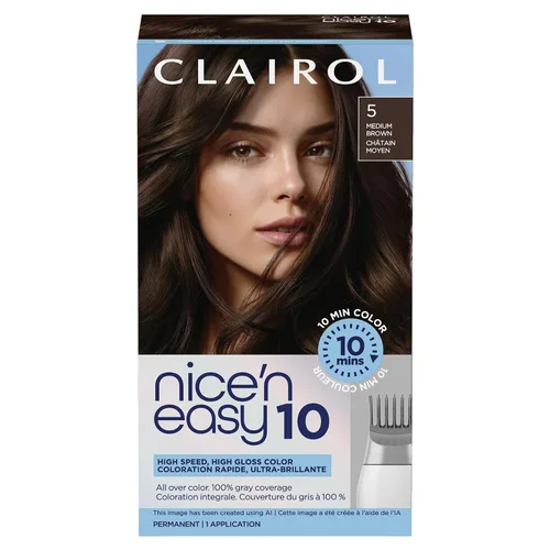 Miniatura 17 de Clairol Nice'N Easy 10 - Tinte permanente para el cabello, color rubio 10 más claro, cobertura del 100 % de las canas, color de cobertura completa