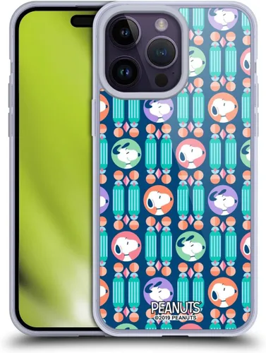 Miniatura 144 de Head Case Designs Snoopy Deco Dreams - Funda de gel suave con licencia oficial de Peanuts Blue Pattern compatible con Apple iPhone 7 Plus/iPhone 8