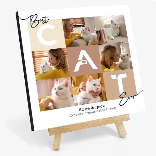 Miniatura 9 de Marco de fotos de perro personalizado con caballete, regalo conmemorativo personalizado para mascotas para amantes de las mascotas, retrato