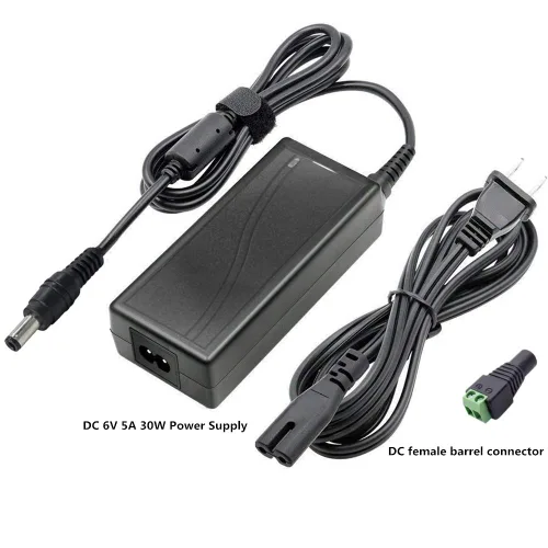 Miniatura 2 de inShareplus Fuente de alimentación de bajo voltaje de 6V, transformador, adaptador de corriente, 3A 18 vatios máximo, CA 100-240V a CC 6V