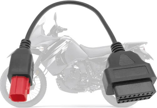 Cable adaptador OBD2 de 6 pines, compatible con Guzzi Suzuki, Yamaha, Davidson, Piaggio, Vespa, motocicleta, OBD, cable adaptador de escáner de