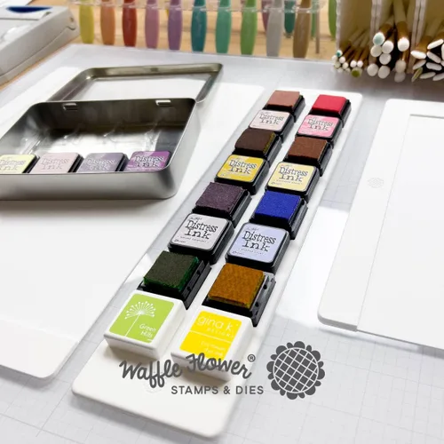 Miniatura 3 de Waffle Flower Mini soporte para almohadilla de tinta