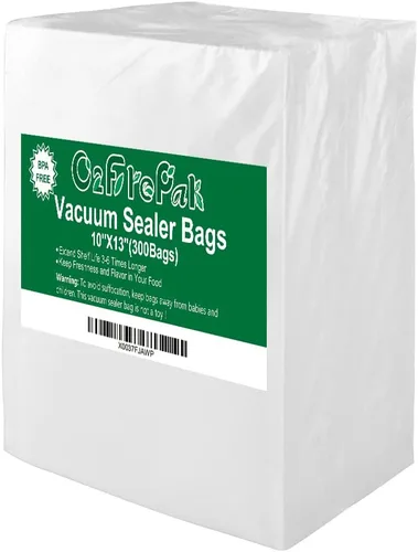 Miniatura 9 de O2frepak 300 unidades bolsas selladoras al vacío de 6x10 pulgadas sin BPA y resistentes, bolsas selladoras de alimentos con sellado al vacío