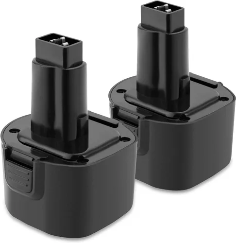 CREABEST Paquete de 2 baterías de repuesto 9.6V 3.5Ah Ni-MH para Dewalt DW9062 Dw9061 DW926 DC750KA DW955K DW955 DW926K-2 DW926K DW902 DW050 DE9062