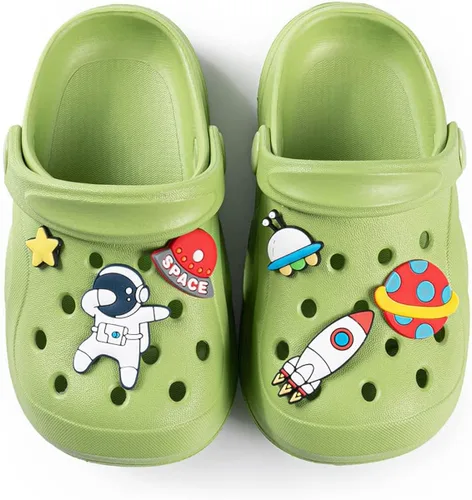 Casazoe Zuecos de agua para niños y niñas pequeños, sandalias de agua sin cordones, ligeras, para exteriores, verano, playa, piscina (bebéniños