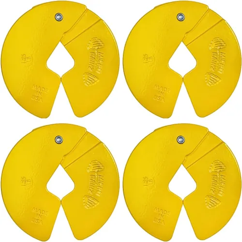 Miniatura 7 de Micro Gainz - Placa fraccional para mancuernas de 1.25lb, ideal para micro cargas, (elige color) juego de 4 placas fraccionales, diseñadas para Rojo