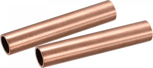 Miniatura 12 de uxcell Tubo redondo de cobre 0.354 in OD 0.059 in espesor de pared 3.937 in longitud tubería 2 piezas
