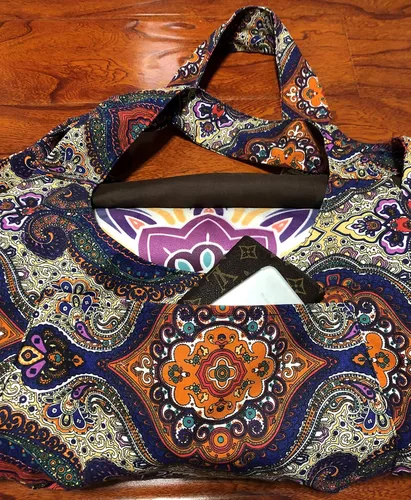 Miniatura 4 de Aozora Bolsa para esterilla de yoga grande con bolsillos para tapetes con bolsillos de almacenamiento multifuncionales, ligera y duradera