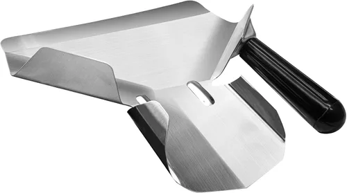 Miniatura 4 de Bonsicoky Cucharón de acero inoxidable para papas fritas y palomitas, herramienta de llenado rápido para bolsas y cajas de alimentos, cuchara