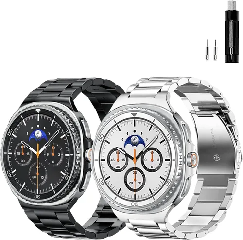 Miniatura 22 de GOLDTOLUCK No Gap Stainless Steel Band Compatible with Samsung Galaxy Watch 8 7 6 5 4 Classic FE Pro Ultra 40mm 44mm 46mm 43mm 47mm 45mm 42mm