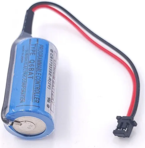 Miniatura 6 de 20PCS Q6BAT CR17335SE-R 3V 1800mAh Lithium Battery Replacement Battery for Q25PRHCPU Q170HBATC QNS FANUC System