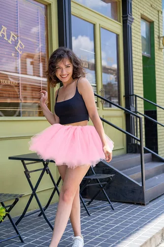 Miniatura 86 de Simplicity - Falda tipo tutú clásica de 5 capas para mujer