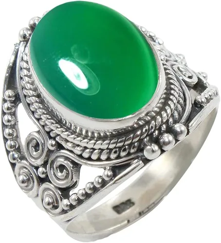 Miniatura 26 de Anillo de Plata Esterlina 925 para Mujeres con Piedra Preciosa Natural, Anillo de Compromiso de Plata Esterlina, Piedra Natal de Junio con Engaste