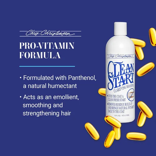 Miniatura 3 de Chris Christensen Clean Start Champú para Perros, Asequia como un Profesional, Fórmula Profunda de Limpieza con Pro-Vitaminas, Preserva los Aceites