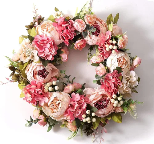Miniatura 56 de FACINOC Ramos de Rosas Artificiales Naranjas, Juego de Caja de Flores Artificiales con Tallos para DIY, Bodas, Despedidas de Soltera, Decoraciones
