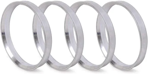 Miniatura 9 de 4 anillos centrados en el cubo de la rueda de 56.1 a 73.1 pulgadas OD = 2.878 in ID = 2.209 in - Anillos de rueda de aleación de aluminio 73.1 a 56.1
