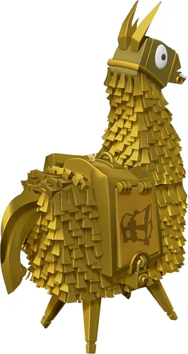 Miniatura 2 de Hallmark Keepsake Adorno de Navidad 2022, llama de botín dorado de Fortnite