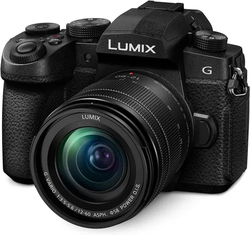 Cámara digital Panasonic LUMIX G95D de 20.3 megapíxeles sin espejo, lente Micro Cuatro Tercios de 12-60mm F3.5-5.6, estabilización de imagen Dual