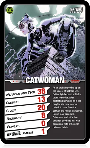Miniatura 4 de Top Trumps Juego de cartas DC Super Villains - Juegos familiares para niños y adultos - Juegos de aprendizaje - Juegos de cartas para niños para 2