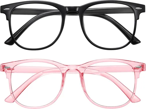 Miniatura 16 de Okany Lentes de bloqueo de luz azul para mujeres, hombres y mujeres, con filtro de pantalla de computadora negra, gafas de juego para mujeres