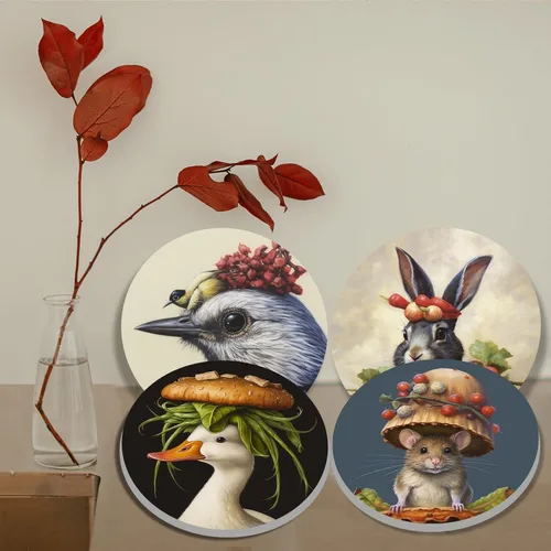 Miniatura 7 de Juego de 4 fundas redondas familiares para quemadores de estufas, 2 piezas de 8 pulgadas y 2 piezas de 10 pulgadas, fundas para quemadores de estufa