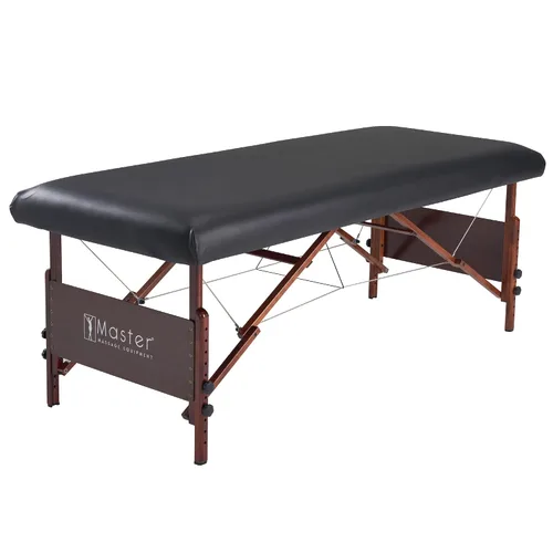 Master Massage Cubierta rectangular universal de tela de vinilo PU de cuero ultra duradero para mesa de masaje, protector de repuesto color crema
