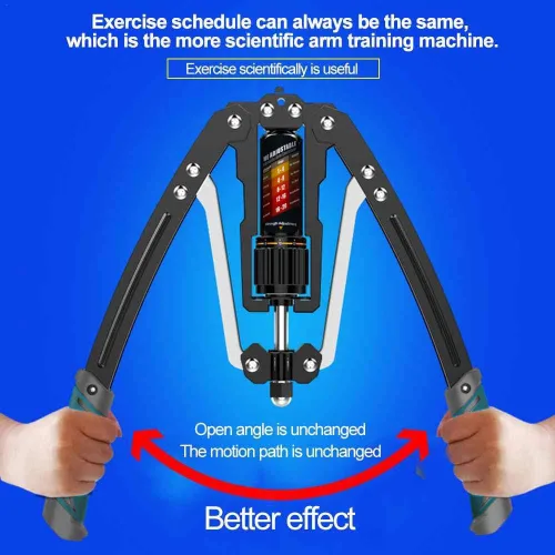 Miniatura 6 de EAST MOUNT - Ejercitador de brazo giratorio ajustable de 10 a 199 kg de potencia hidráulica, expansor de pecho para casa, equipo de entrenamiento