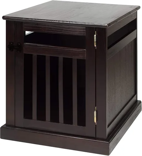 Miniatura 14 de Casual Home - Jaula mediana de madera para mascotas, mesa auxiliar, color nogal, 27.50" x 20.00" x 24.00