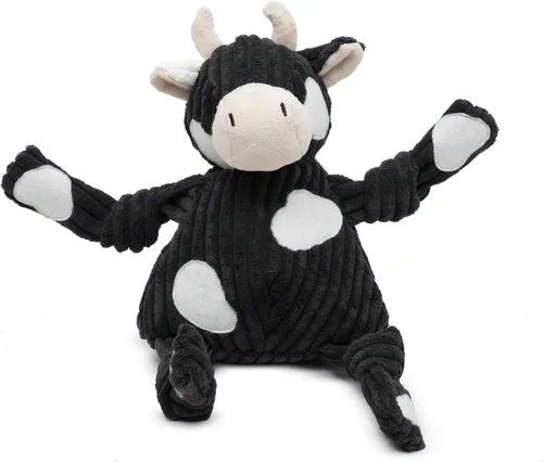 HuggleHounds Knottie Juguete de Peluche para Perros - Juguete de Animal de Peluche para Perros, Juguetes para Cachorros, Juguete Chirriante para