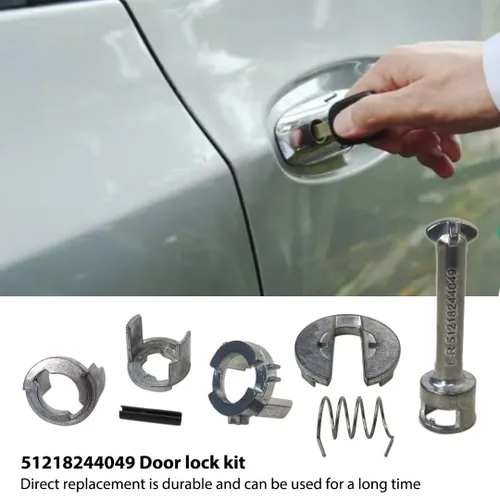 Miniatura 5 de GRABOTE Kit de reparación de cerradura de puerta mejorado para BMW E46 Serie 3 323i 323c 323ci 325i 325xi 325c 325ci 328i M3 cilindro de barril