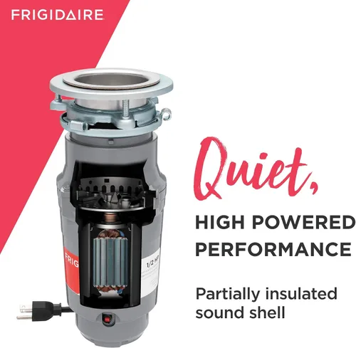 Miniatura 3 de Frigidaire Triturador de Basura con Cable de 1/2 HP para Fregaderos de Cocina FF05DISPC1