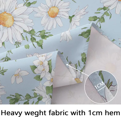 Miniatura 3 de Bnejvif Mantel ovalado de tela con estampado de girasol, para primavera y verano, impermeable, sin arrugas, duradero para mesas, 54 x 72 pulgadas