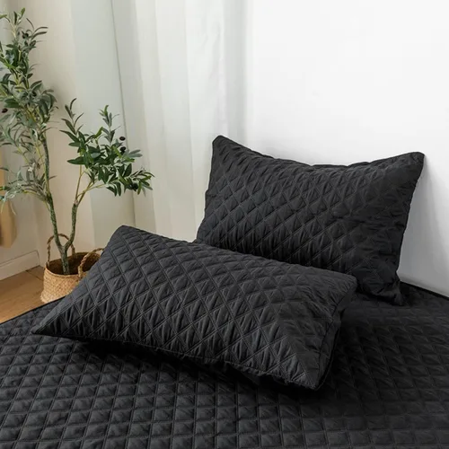Miniatura 7 de jejeloiu Protector de colchón acolchado negro, 100% impermeable, transpirable, tamaño individual, protector de colchón de 14 pulgadas de profundidad