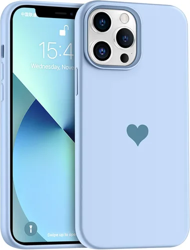 Miniatura 13 de Funda de silicona para iPhone 13 Pro Max para mujeres y niñas, con forro de microfibra suave antiarañazos, funda protectora para iPhone 13 Pro Max