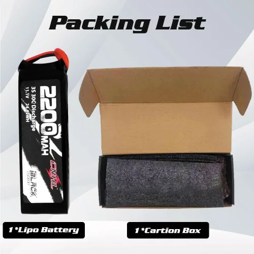 Miniatura 6 de CNHL 2200mAh 3S Lipo Batería 30C 11.1V con XT60 Plug para RC Avión Quadcopter Evader BX Coche Truggy Truck Barco