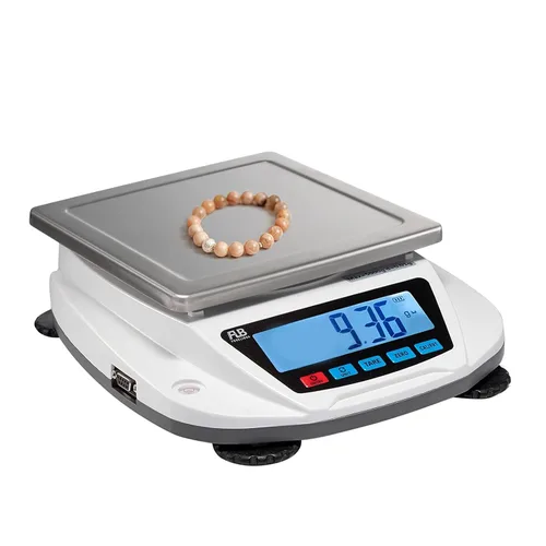 Miniatura 8 de Báscula analítica electrónica digital de laboratorio, escala de oro de joyería científica de precisión de 0.00 oz, balanza de carga superior, pesaje