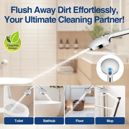 Miniatura 8 de Cabezal de ducha filtrado con 8 modos de pulverización, filtro de ducha de mano de alta presión para cabezal de ducha de filtro de agua dura